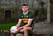 21 March 2024; Kerry footballer Diarmuid O’Connor pictured at the launch of the Munster GAA Senior Hurling and Football Championship 2024 at Cahir Castle in Tipperary. Photo by Harry Murphy/Sportsfile