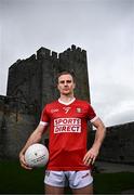 21 March 2024; Cork footballer Matty Taylor pictured at the launch of the Munster GAA Senior Hurling and Football Championship 2024 at Cahir Castle in Tipperary. Photo by Harry Murphy/Sportsfile