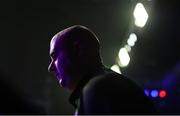 21 March 2024; Rob Cross before his match against Nathan Aspinall at the BetMGM Premier League Darts at the 3Arena in Dublin. Photo by Ben McShane/Sportsfile