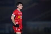 16 March 2024; Conall Devlin of Tyrone during the Allianz Football League Division 1 match between Tyrone and Monaghan at O'Neills Healy Park in Omagh, Tyrone.  Photo by Ramsey Cardy/Sportsfile