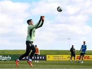 22 March 2024; Goalkeeper Brian Maher during a Republic of Ireland training session at the FAI National Training Centre in Abbotstown, Dublin. Photo by Stephen McCarthy/Sportsfile