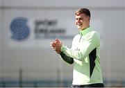 22 March 2024; Evan Ferguson during a Republic of Ireland training session at the FAI National Training Centre in Abbotstown, Dublin. Photo by Stephen McCarthy/Sportsfile