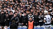 16 March 2024; St Kieran's College supporters during the Masita GAA Hurling Post Primary Schools Croke Cup final match between St Raphael's Loughrea of Galway and St Kieran's College of Kilkenny at Croke Park in Dublin. Photo by Piaras Ó Mídheach/Sportsfile
