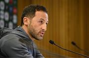 22 March 2024; Manager Domenico Tedesco during a Belgium media conference at the Aviva Stadium in Dublin. Photo by Seb Daly/Sportsfile