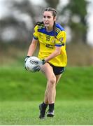 20 March 2024; Christina MacEvilly of Sacred Heart School during the 2024 Lidl LGFA All-Ireland Post-Primary Schools Senior A final match between Our Lady’s Secondary School of Castleblaney, Monaghan, and Sacred Heart School of Westport, Mayo, at St Rynagh’s GAA club in Banagher, Offaly. Photo by Tyler Miller/Sportsfile