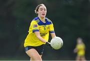 20 March 2024; Ellie Hyland of Sacred Heart School during the 2024 Lidl LGFA All-Ireland Post-Primary Schools Senior A final match between Our Lady’s Secondary School of Castleblayney, Monaghan, and Sacred Heart School of Westport, Mayo, at St Rynagh’s GAA club in Banagher, Offaly. Photo by Tyler Miller/Sportsfile