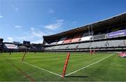 23 March 2024; A general view of the Hollywoodbets Kings Park Stadium in Durban, South Africa before the United Rugby Championship match between Hollywoodbets Sharks and Ulster. Photo by Shaun Roy/Sportsfile