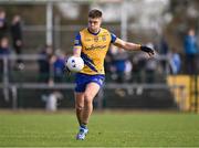 17 March 2024; Ronan Daly of Roscommon during the Allianz Football League Division 1 match between Roscommon and Kerry at Dr Hyde Park in Roscommon. Photo by Ben McShane/Sportsfile