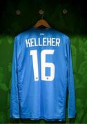 23 March 2024; The shirt of Republic of Ireland goalkeeper Caoimhin Kelleher before the international friendly match between Republic of Ireland and Belgium at the Aviva Stadium in Dublin. Photo by Stephen McCarthy/Sportsfile
