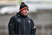 23 March 2024; Armagh manager Gregory McGonigle during the Lidl LGFA National League Division 1 match between Armagh and Dublin at BOX-IT Athletic Grounds in Armagh. Photo by Ben McShane/Sportsfile
