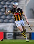 23 March 2024; TJ Reid of Kilkenny celebrates after scoring his side's third goal during the Allianz Hurling League Division 1 semi-final match between Limerick and Kilkenny at SuperValu Páirc Ui Chaoimh in Cork. Photo by Brendan Moran/Sportsfile