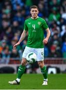 23 March 2024; Dara O'Shea of Republic of Ireland during the international friendly match between Republic of Ireland and Belgium at the Aviva Stadium in Dublin. Photo by Stephen McCarthy/Sportsfile
