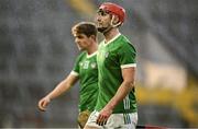 23 March 2024; Barry Nash of Limerick leaves the pitch after the Allianz Hurling League Division 1 semi-final match between Limerick and Kilkenny at SuperValu Páirc Ui Chaoimh in Cork. Photo by Brendan Moran/Sportsfile