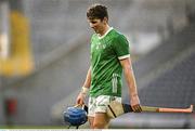 23 March 2024; Aaron Costello of Limerick leaves the pitch after the Allianz Hurling League Division 1 semi-final match between Limerick and Kilkenny at SuperValu Páirc Ui Chaoimh in Cork. Photo by Brendan Moran/Sportsfile