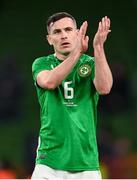23 March 2024; Josh Cullen of Republic of Ireland after the international friendly match between Republic of Ireland and Belgium at the Aviva Stadium in Dublin. Photo by Stephen McCarthy/Sportsfile