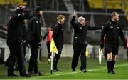 23 March 2024; Cork manager John Cleary reacts during the Allianz Football League Division 2 match between Cork and Armagh at SuperValu Páirc Ui Chaoimh in Cork. Photo by Brendan Moran/Sportsfile