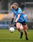 23 March 2024; Grace Kós of Dublin during the Lidl LGFA National League Division 1 match between Armagh and Dublin at BOX-IT Athletic Grounds in Armagh. Photo by Ben McShane/Sportsfile