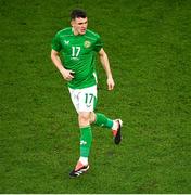 23 March 2024; Jason Knight of Republic of Ireland during the international friendly match between Republic of Ireland and Belgium at the Aviva Stadium in Dublin. Photo by David Fitzgerald/Sportsfile