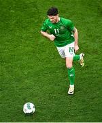 23 March 2024; Robbie Brady of Republic of Ireland during the international friendly match between Republic of Ireland and Belgium at the Aviva Stadium in Dublin. Photo by David Fitzgerald/Sportsfile