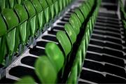 23 March 2024; Aviva Stadium seating before the international friendly match between Republic of Ireland and Belgium at the Aviva Stadium in Dublin. Photo by Stephen McCarthy/Sportsfile