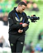 23 March 2024; Republic of Ireland multimedia executive Matthew Turnbull before the international friendly match between Republic of Ireland and Belgium at the Aviva Stadium in Dublin. Photo by Stephen McCarthy/Sportsfile