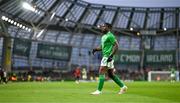 23 March 2024; Festy Ebosele of Republic of Ireland during the international friendly match between Republic of Ireland and Belgium at the Aviva Stadium in Dublin. Photo by Stephen McCarthy/Sportsfile