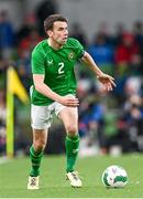 23 March 2024; Seamus Coleman of Republic of Ireland during the international friendly match between Republic of Ireland and Belgium at the Aviva Stadium in Dublin. Photo by Stephen McCarthy/Sportsfile