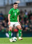 23 March 2024; Josh Cullen of Republic of Ireland during the international friendly match between Republic of Ireland and Belgium at the Aviva Stadium in Dublin. Photo by Stephen McCarthy/Sportsfile