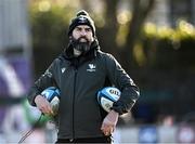 23 March 2024; Connacht defence coach Scott Fardy before the United Rugby Championship match between Connacht and Emirates Lions at Dexcom Stadium in Galway. Photo by Piaras Ó Mídheach/Sportsfile
