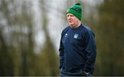 24 March 2024; Limerick joint manager Sean Kiely before the Lidl LGFA National League Division 4 semi-final match between Leitrim and Limerick at Pádraig Pearses GAA Club in Roscommon. Photo by Seb Daly/Sportsfile