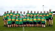 24 March 2024; The Leitrim panel before the Lidl LGFA National League Division 4 semi-final match between Leitrim and Limerick at Pádraig Pearses GAA Club in Roscommon. Photo by Seb Daly/Sportsfile