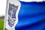 24 March 2024; A detailed view of a sideline flag pitchside at St Tiernach's Park before the Allianz Football League Division 1 match between Monaghan and Mayo at St Tiernach's Park in Clones, Monaghan. Photo by Ben McShane/Sportsfile