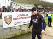 24 March 2024; Down selector Marty Clarke before the Allianz Football League Division 3 match between Down and Clare at Páirc Esler in Newry, Down. Photo by Matt Browne/Sportsfile