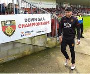 24 March 2024; Down selector Marty Clarke before the Allianz Football League Division 3 match between Down and Clare at Páirc Esler in Newry, Down. Photo by Matt Browne/Sportsfile