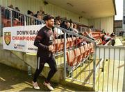 24 March 2024; Down selector Marty Clarke before the Allianz Football League Division 3 match between Down and Clare at Páirc Esler in Newry, Down. Photo by Matt Browne/Sportsfile