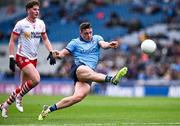 24 March 2024; Brian Howard of Dublin in action against Aodhan Donaghy of Tyrone during the Allianz Football League Division 1 match between Dublin and Tyrone at Croke Park in Dublin. Photo by Ray McManus/Sportsfile