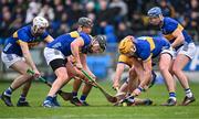 24 March 2024; Ronan Maher of Tipperary, 3, gathers possession during the Allianz Hurling League Division 1 semi-final match between Clare and Tipperary at Laois Hire O'Moore Park in Portlaoise, Laois. Photo by Piaras Ó Mídheach/Sportsfile