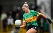 24 March 2024; Elise Bruen of Leitrim during the Lidl LGFA National League Division 4 semi-final match between Leitrim and Limerick at Pádraig Pearses GAA Club in Roscommon. Photo by Seb Daly/Sportsfile