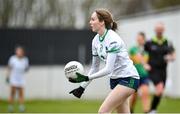 24 March 2024; Leah Coughlan of Limerick during the Lidl LGFA National League Division 4 semi-final match between Leitrim and Limerick at Pádraig Pearses GAA Club in Roscommon. Photo by Seb Daly/Sportsfile