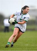 24 March 2024; Ellie Woulfe of Limerick during the Lidl LGFA National League Division 4 semi-final match between Leitrim and Limerick at Pádraig Pearses GAA Club in Roscommon. Photo by Seb Daly/Sportsfile