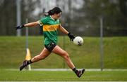 24 March 2024; Vivienne Egan of Leitrim during the Lidl LGFA National League Division 4 semi-final match between Leitrim and Limerick at Pádraig Pearses GAA Club in Roscommon. Photo by Seb Daly/Sportsfile