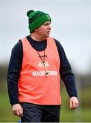 24 March 2024; Limerick joint manager Mike Quilligan during the Lidl LGFA National League Division 4 semi-final match between Leitrim and Limerick at Pádraig Pearses GAA Club in Roscommon. Photo by Seb Daly/Sportsfile