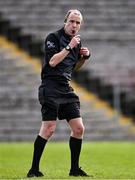 24 March 2024; Referee Niall Cullen during the Allianz Football League Division 1 match between Monaghan and Mayo at St Tiernach's Park in Clones, Monaghan. Photo by Ben McShane/Sportsfile
