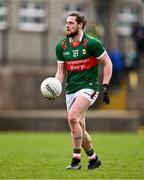 24 March 2024; Padraig O'Hora of Mayo during the Allianz Football League Division 1 match between Monaghan and Mayo at St Tiernach's Park in Clones, Monaghan. Photo by Ben McShane/Sportsfile