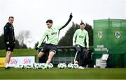 25 March 2024; Robbie Brady during a Republic of Ireland training session at FAI National Training Centre in Abbotstown, Dublin. Photo by Stephen McCarthy/Sportsfile