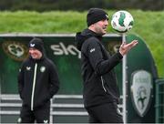 25 March 2024; Interim head coach John O'Shea during a Republic of Ireland training session at FAI National Training Centre in Abbotstown, Dublin. Photo by Stephen McCarthy/Sportsfile