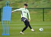 25 March 2024; Callum O’Dowda during a Republic of Ireland training session at FAI National Training Centre in Abbotstown, Dublin. Photo by Stephen McCarthy/Sportsfile