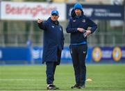 25 March 2024; Head coach Leo Cullen, right, and senior coach Jacques Nienaber during Leinster rugby squad training at Energia Park in Dublin. Photo by Sam Barnes/Sportsfile