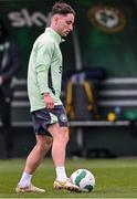 25 March 2024; Joe Hodge during a Republic of Ireland training session at FAI National Training Centre in Abbotstown, Dublin. Photo by Stephen McCarthy/Sportsfile