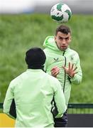25 March 2024; Seamus Coleman during a Republic of Ireland training session at FAI National Training Centre in Abbotstown, Dublin. Photo by Stephen McCarthy/Sportsfile